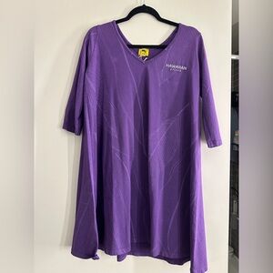 Kealopiko Hawaiian Air Purple Dress